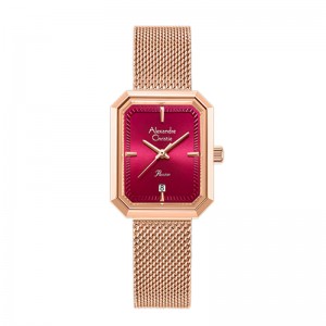 Alexandre Christie AC 2B29 Rosegold Maroon New LDBRGDR2